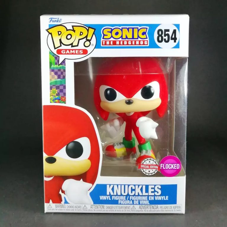 Knuckles Flocked Funko Pop 26.990 Popsiacaso